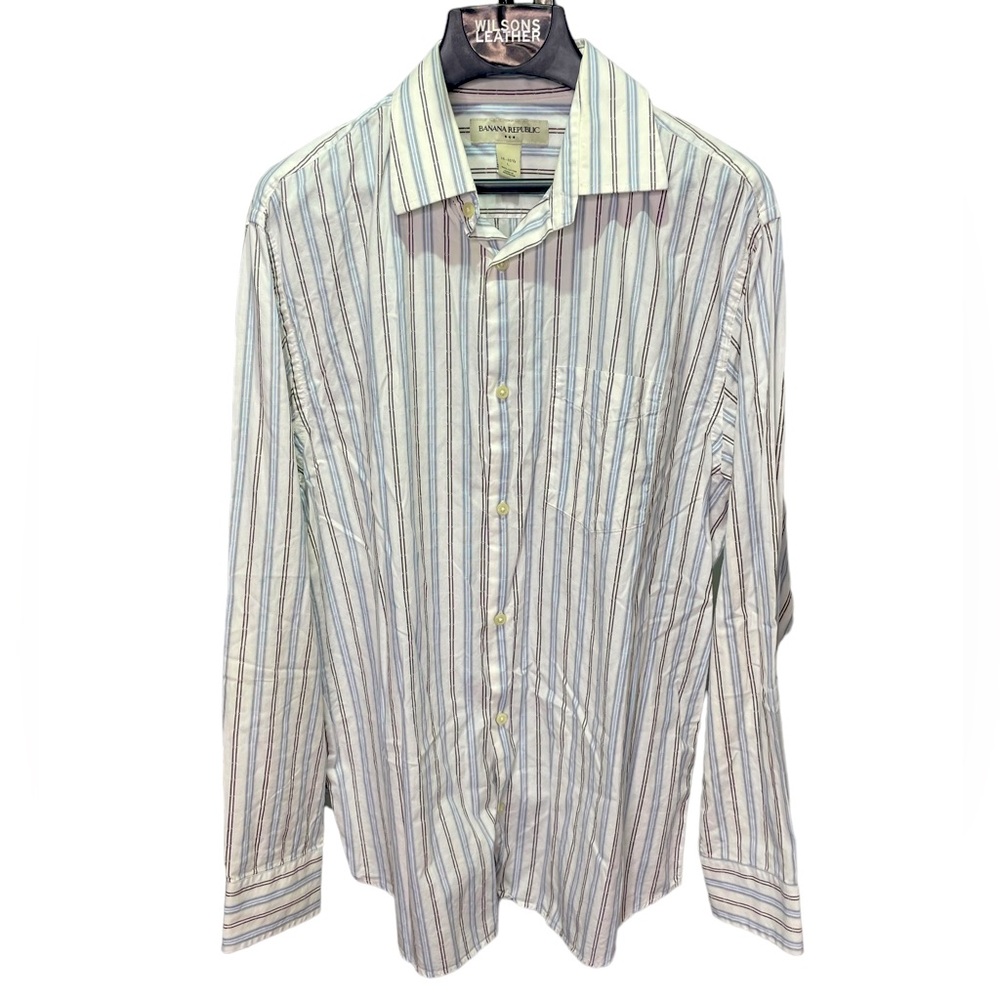 Banana Republic men’s button up dress shirt‎ Size L